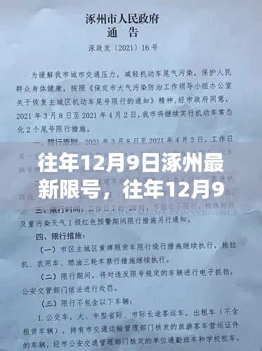 往年12月9日涿州限号措施实施分析与影响探讨