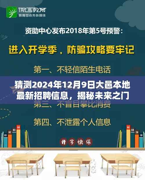 揭秘未来之门,大邑本地最新招聘动态预测与职业风向展望(2024年12月9日)