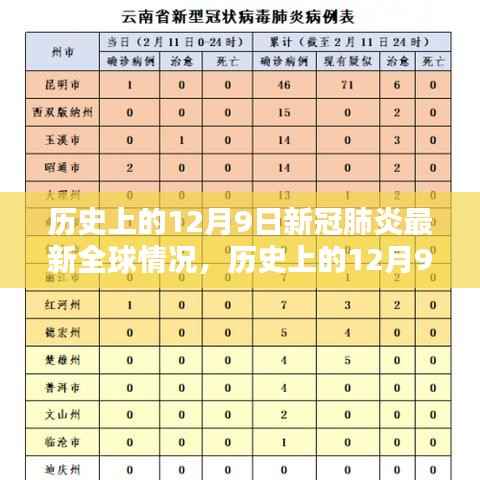 历史上的12月9日新冠肺炎全球动态概览与最新情况分析