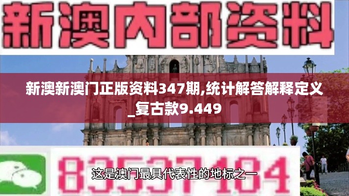 新澳新澳门正版资料347期,统计解答解释定义_复古款9.449