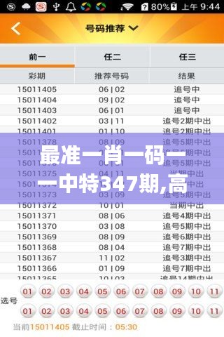 最准一肖一码一一中特347期,高速计划响应执行_挑战款110.195