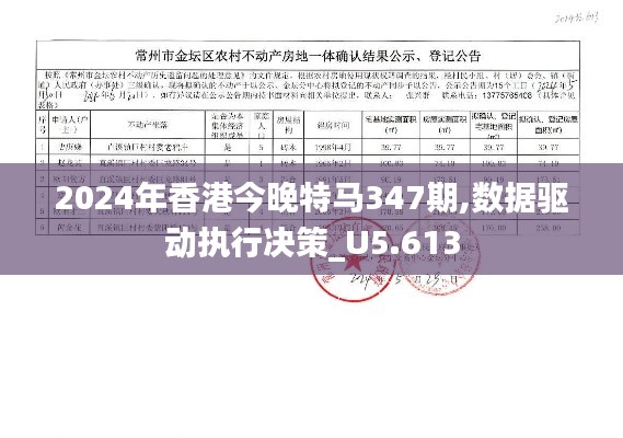 2024年香港今晚特马347期,数据驱动执行决策_U5.613