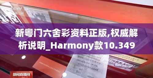 新粤门六舍彩资料正版,权威解析说明_Harmony款10.349