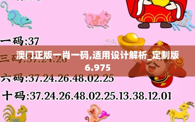 澳门正版一肖一码,适用设计解析_定制版6.975