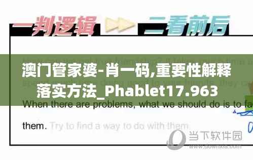 澳门管家婆-肖一码,重要性解释落实方法_Phablet17.963