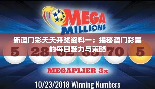新澳门彩天天开奖资料一:揭秘澳门彩票的每日魅力与策略