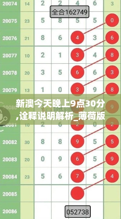 新澳今天晚上9点30分,诠释说明解析_薄荷版3.675