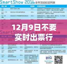 暂缓实时出票日，探寻旅行预约之美的12月9日
