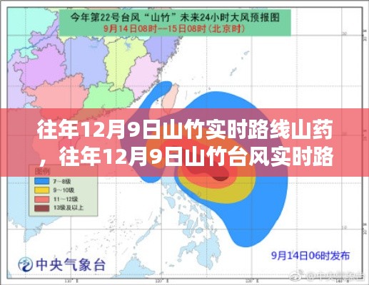 往年12月9日山竹台风实时路径分析,山药产业受影响与应对策略