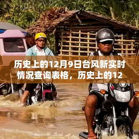 揭秘历史上的12月9日台风实时动态,最新查询表格揭示最新情况