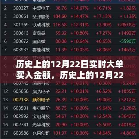 历史上的12月22日实时大单买入金额深度解析报告