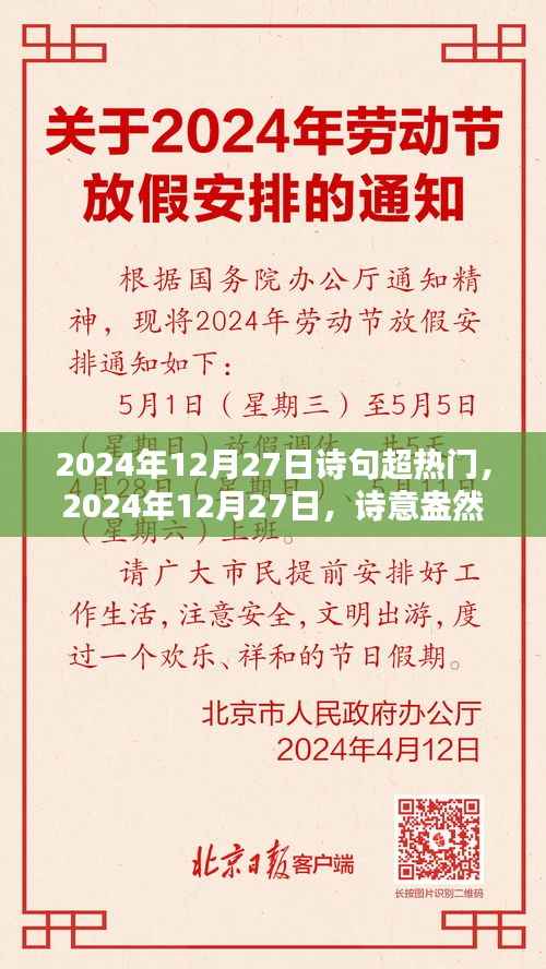 诗意盎然，诗词超热门时代来临，2024年12月27日诗句风靡