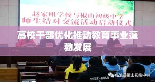 高校干部优化推动教育事业蓬勃发展