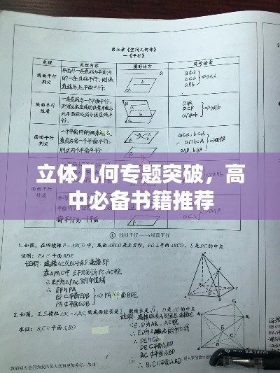 立体几何专题突破，高中必备书籍推荐