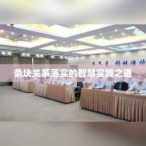 条块关系落实的智慧实践之道