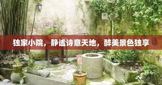 独家小院，静谧诗意天地，醉美景色独享