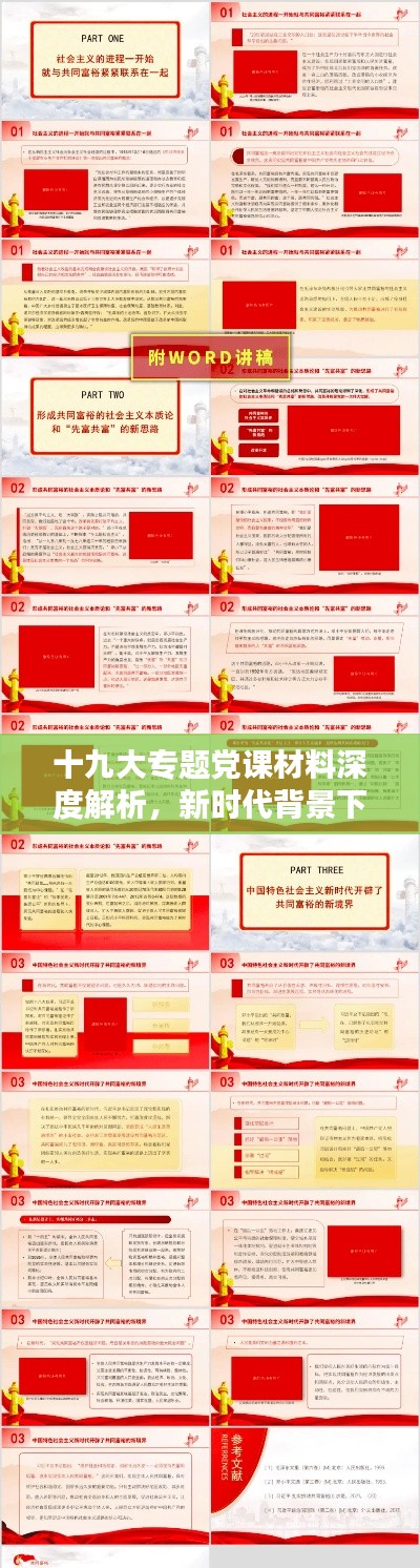 十九大专题党课材料深度解析,新时代背景下的党建理论与实践探索