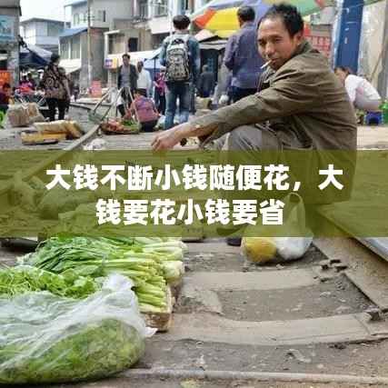 大钱不断小钱随便花,大钱要花小钱要省
