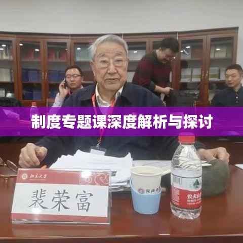 制度专题课深度解析与探讨