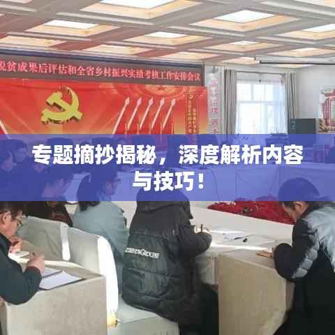 专题摘抄揭秘，深度解析内容与技巧！