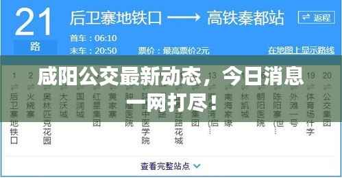 咸阳公交最新动态，今日消息一网打尽！