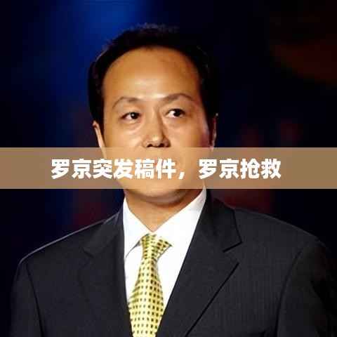 罗京突发稿件,罗京抢救