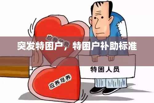 突发特困户，特困户补助标准 