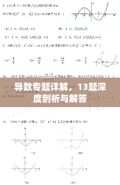 导数专题详解,13题深度剖析与解答