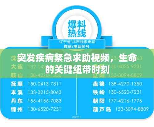 突发疾病紧急求助视频，生命的关键纽带时刻