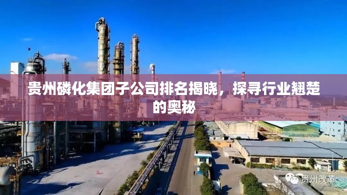贵州磷化集团子公司排名揭晓，探寻行业翘楚的奥秘