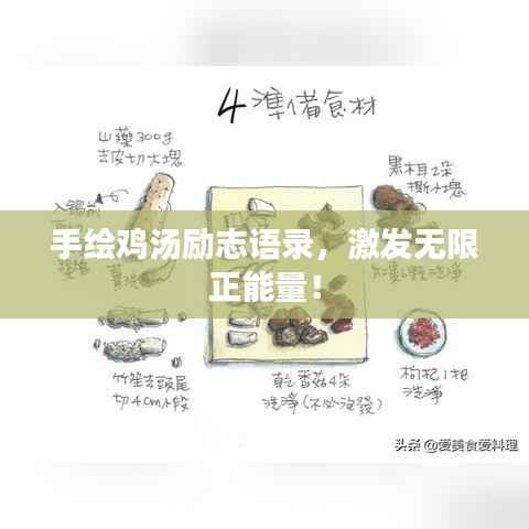 手绘鸡汤励志语录，激发无限正能量！