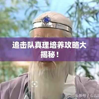 追击队真理培养攻略大揭秘!