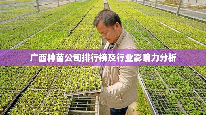 广西种苗公司排行榜及行业影响力分析