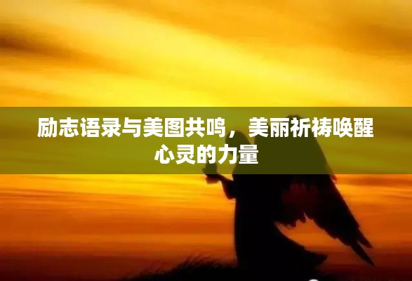 励志语录与美图共鸣,美丽祈祷唤醒心灵的力量