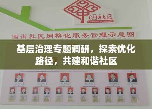 基层治理专题调研，探索优化路径，共建和谐社区