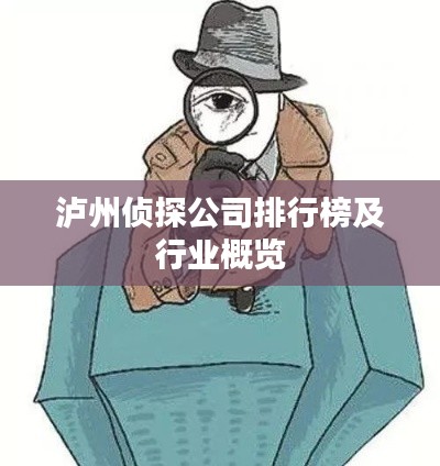 泸州侦探公司排行榜及行业概览