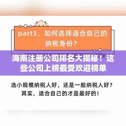 海南注册公司排名大揭秘！这些公司上榜最受欢迎榜单