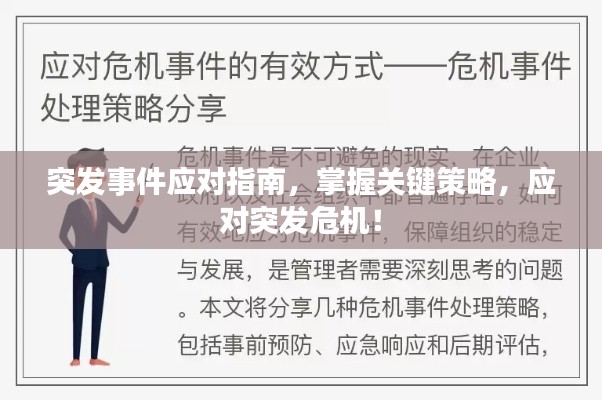 突发事件应对指南,掌握关键策略,应对突发危机!