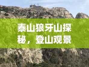泰山狼牙山探秘,登山观景,尽享自然盛宴的旅游攻略