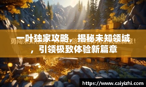 一叶独家攻略,揭秘未知领域,引领极致体验新篇章