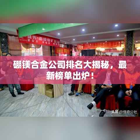 硼镁合金公司排名大揭秘,最新榜单出炉!