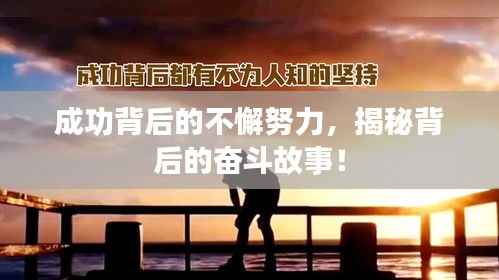 成功背后的不懈努力，揭秘背后的奋斗故事！