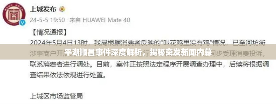 平湖顺昌事件深度解析，揭秘突发新闻内幕
