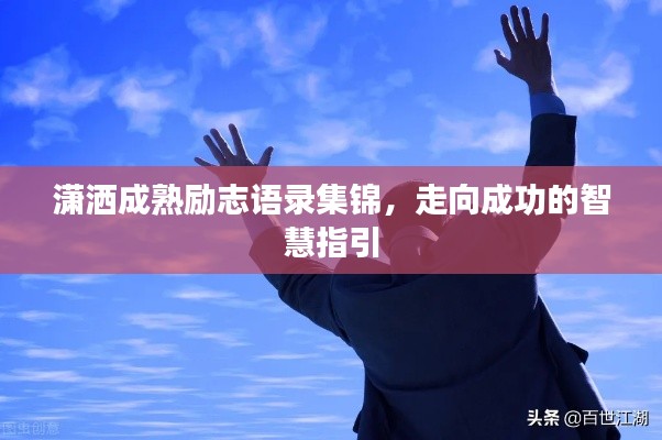潇洒成熟励志语录集锦，走向成功的智慧指引