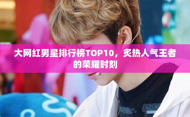 大网红男星排行榜TOP10，炙热人气王者的荣耀时刻