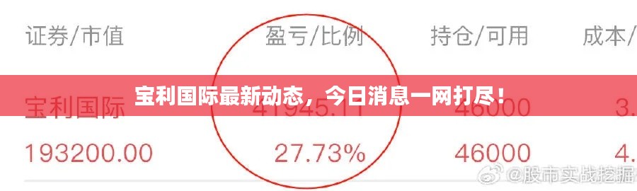 宝利国际最新动态，今日消息一网打尽！