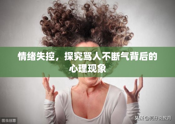 情绪失控，探究骂人不断气背后的心理现象
