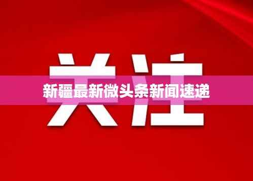 新疆最新微头条新闻速递