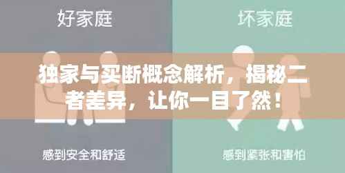 独家与买断概念解析,揭秘二者差异,让你一目了然!
